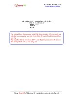 Hệ thống bài tập ôn tập cuối tuần cơ bản và nâng cao môn Toán học kỳ 2 lớp 3