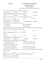 17  đề thi thử TN THPT 2021   môn hóa   penbook   đề số 17   file word có lời giải 