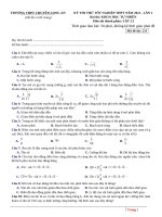 20  đề thi thử TN THPT 2021   vật lý   chuyên long an   l1   file word có lời giải 