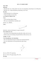 Toán hình lớp 10 BÀI 1  các ĐỊNH NGHĨA  vecto giải chi tiết