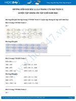Giải bài tập Luyện tập chung ôn tập cuối năm học SGK Toán 2
