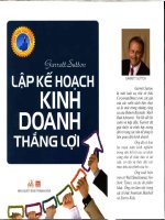 Phương pháp lập kế hoạch kinh doanh dành thắng lợi phần 1 