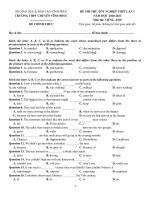 4  đề thi thử TN THPT 2021   môn tiếng anh   THPT chuyên vĩnh phúc   lần 1   file word có lời giải 