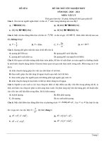 8  đề thi thử TN THPT 2021   môn lý   penbook   đề số 8   file word có lời giải 