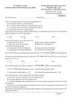 25  đề thi thử TN THPT 2021   vật lý   sở GD đt cà mau   lần 1   file word có lời giải 