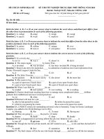 14  đề thi thử TN THPT 2021   môn tiếng anh   bộ đề chuẩn cấu trúc minh họa   đề 14   file word có lời giải 