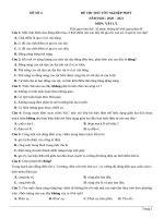 4  đề thi thử TN THPT 2021   môn lý   penbook   đề số 4   file word có lời giải 