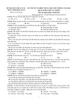 34  đề thi thử TN THPT 2021   môn sinh   bộ đề chuẩn cấu trúc minh họa   đề 34   file word có lời giải 