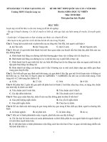 21  đề thi thử TN THPT 2021   môn sinh   THPT chuyên long an   lần 1   file word có lời giải chi tiết 