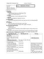 Giáo án Tin học lớp 6 Bài 16: Định dạng văn bản - Trường THCS Trần Quốc Toản