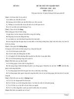 9  đề thi thử TN THPT 2021   môn lý   penbook   đề số 9   file word có lời giải 