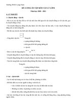 Đề cương ôn tập giữa học kì 1 môn Vật lí 8 năm 2020-2021 - Trường THCS Long Toàn