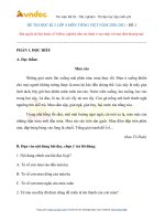 Đề thi học kì 2 lớp 4 môn Tiếng Việt năm 2020-2021 - Đề 1