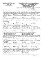 24  đề thi thử TN THPT 2021   vật lý   sở GD đt nghệ an   lần 1   file word có lời giải 