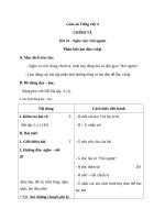 Giáo án bài Chính tả: Nghe, viết: Nói ngược - Tiếng việt 4 - GV.N.Hoài Thanh