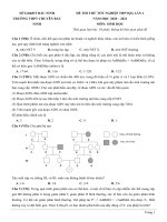 5  đề thi thử TN THPT môn sinh năm 2021   trường THPT chuyên bắc ninh   lần 1   file word có lời giải chi tiết 