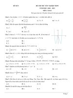 5  đề thi thử TN THPT 2021   môn toán   penbook   đề số 5   file word có lời giải 