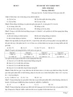 7  đề thi thử TN THPT 2021   môn sinh học   nhóm GV MGB   đề 7   file word có lời giải chi tiết 