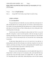 Sáng kiến kinh nghiệm: Phân loại phương pháp giải bài tập “dao động cơ” vật lý 12 cơ bản