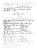 33  đề thi thử TN THPT 2021   môn sinh   bộ đề chuẩn cấu trúc minh họa   đề 33   file word có lời giải 
