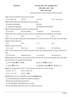 9  đề thi thử TN THPT 2021   môn hóa   penbook   đề số 9   file word có lời giải 