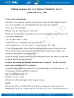 Hướng dẫn giải bài 1,2,3 trang 15 SGK Hình học 11