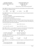 11  đề thi thử THPTQG 2021   môn vật lý   THPT chuyên lam sơn   thanh hóa   lần 1   file word có lời giải 