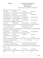 8  đề thi thử TN THPT 2021   môn hóa   penbook   đề số 8   file word có lời giải 