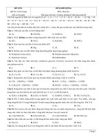 Đề thi thử TN THPT 2021   môn hóa   bộ đề theo mức độ   GV ĐHSP   đề 8   file word có đáp án 