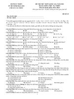 25  đề thi thử TN THPT 2021   môn hóa   bộ đề chuẩn cấu trúc minh họa   đề 25   file word có lời giải 