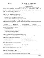 2  đề thi thử TN THPT 2021   môn hóa học   nhóm GV MGB   đề 2   file word có lời giải chi tiết 