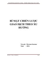 Bí mật giao dịch theo xu hướng