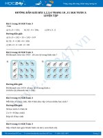 Hướng dẫn giải bài 3,4 trang 11 SGK Toán 3