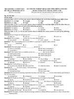 21  đề thi thử TN THPT 2021   môn tiếng anh   bộ đề chuẩn cấu trúc minh họa   đề 21   file word có lời giải 