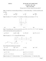 2  đề thi thử TN THPT 2021   môn toán   nhóm GV MGB   đề 2   file word có lời giải chi tiết 