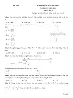 9  đề thi thử TN THPT 2021   môn toán   penbook   đề số 9   file word có lời giải 