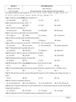 Đề thi thử TN THPT 2021   môn hóa   bộ đề theo mức độ   GV ĐHSP   đề 2   file word có lời giải 