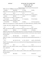 5  đề thi thử TN THPT 2021   môn hóa   penbook   đề số 5   file word có lời giải 