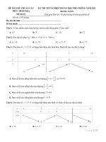 25  đề thi thử TN THPT 2021   môn toán   bộ đề chuẩn cấu trúc minh họa   đề 25   file word có lời giải 