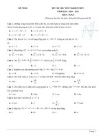 8  đề thi thử TN THPT 2021   môn toán   penbook   đề số 8   file word có lời giải 