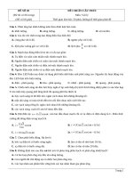 Đề thi thử TN THPT 2021   môn lý   bộ đề theo mức độ   GV ĐHSP   đề 20   file word có đáp án 