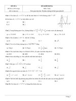 Đề thi thử TN THPT 2021   môn toán   bộ đề theo mức độ   GV ĐHSP   đề 6   file word có đáp án 