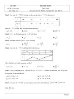 Đề thi thử TN THPT 2021   môn toán   bộ đề theo mức độ   GV ĐHSP   đề 9   file word có đáp án 
