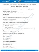 Giải bài tập Số vô tỉ, khái niệm căn bậc 2 SGK Đại số 7 tập 1