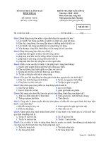 Đề thi HK1 môn GDCD lớp 12 năm 2018-2019 - Sở GD&ĐT Bình Thuận - Mã đề 201