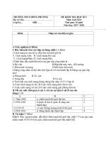 Đề thi học kì 1 môn Lịch Sử lớp 8 năm 2017-2018 có đáp án - Trường THCS Hồng Phương