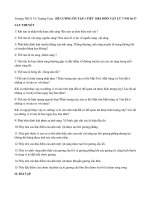 Đề kiểm tra 1 tiết HK 1 môn Vật lý 7 năm 2016-2017 có đáp án - Trường THCS Võ Trường Toản