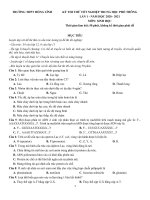 20  đề thi thử TN THPT 2021   môn sinh   THPT hồng lĩnh   hà tĩnh   lần 1   file word có lời giải chi tiết 