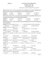 16  đề thi thử TN THPT 2021   môn tiếng anh   penbook   đề số 16   file word có lời giải 