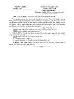 Đề thi học kỳ 2 môn Ngữ Văn lớp 6 năm 2018 có đáp án - Đề số 2